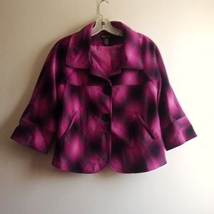 D.F.A. New York plaid blazer, Size M